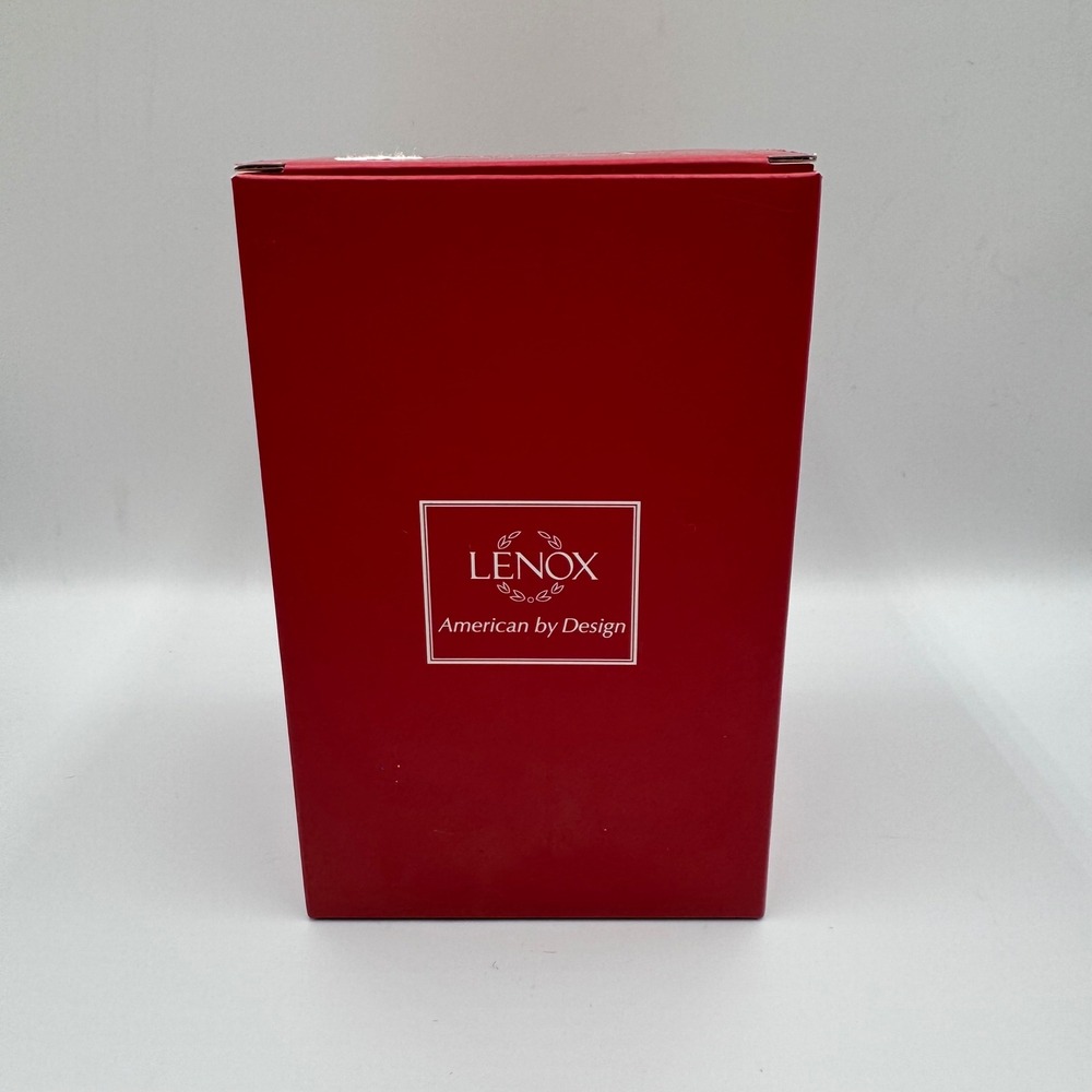 Lenox Angel Bell Ornament Ivory Holly Berry Porcelain Christmas Decor in Box - Picture 6 of 8